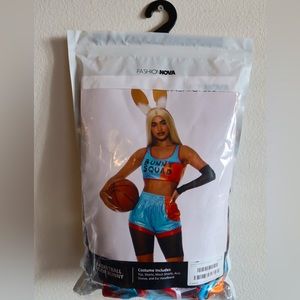 Fashion Nova Women’s Halloween Costume Basketball Hoop Bunny size:Small